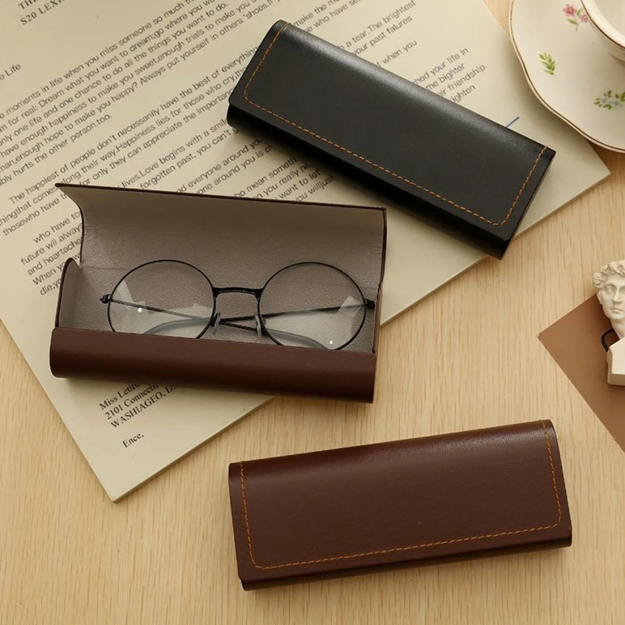 Leather Glasses Case