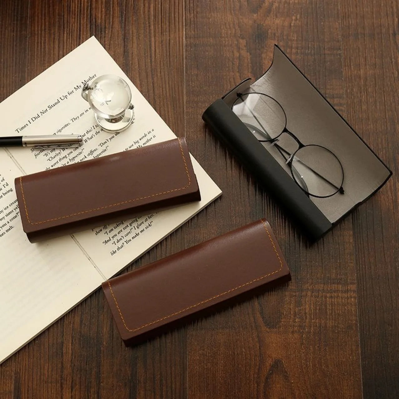 Leather Glasses Case